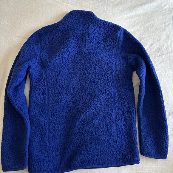 NWT Patagonia Retro Pile Fleece Half-Zip – Sold-Out Cobalt Blue, Size S - Picture 7 of 8